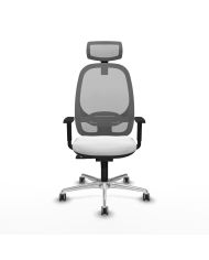 Silla Ergonómica Cilanco sincro bali brazos 1D base aluminio cabecero 2D