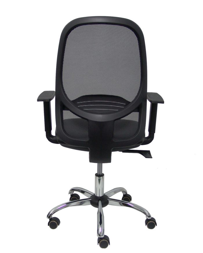 Silla Ergonómica Cilanco negra negra asiento brazo
