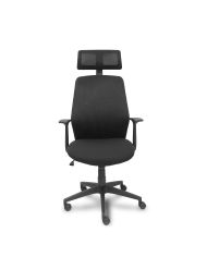 Silla Ergonómica Parolis respaldo con cabecero y asiento aran