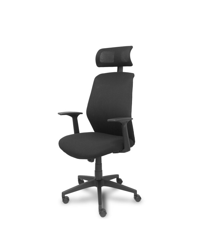 Silla Ergonómica Parolis respaldo con cabecero y asiento aran