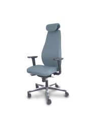 Silla Ergonómica Bjarg traslack bondai brazo 3D base cromada cabecero y lumbar