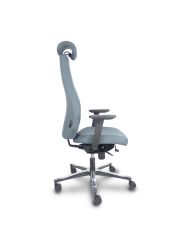 Silla Ergonómica Bjarg traslack bondai brazo 3D base cromada cabecero y lumbar