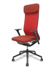 Silla Ergonómica YouTeam traslack Step brazos 4D, base alum cabecero