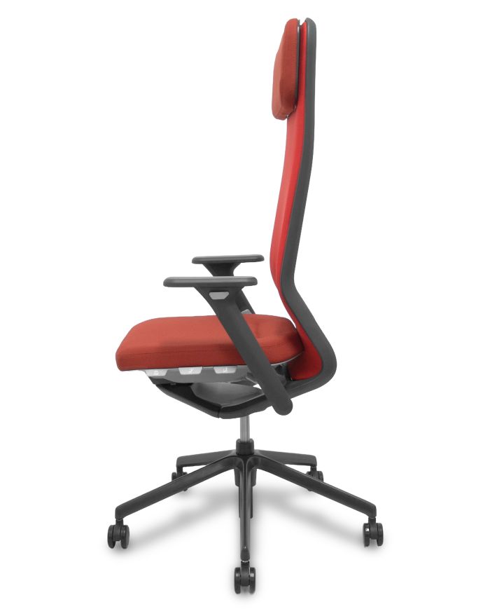 Silla Ergonómica YouTeam traslack Step brazos 4D, base alum