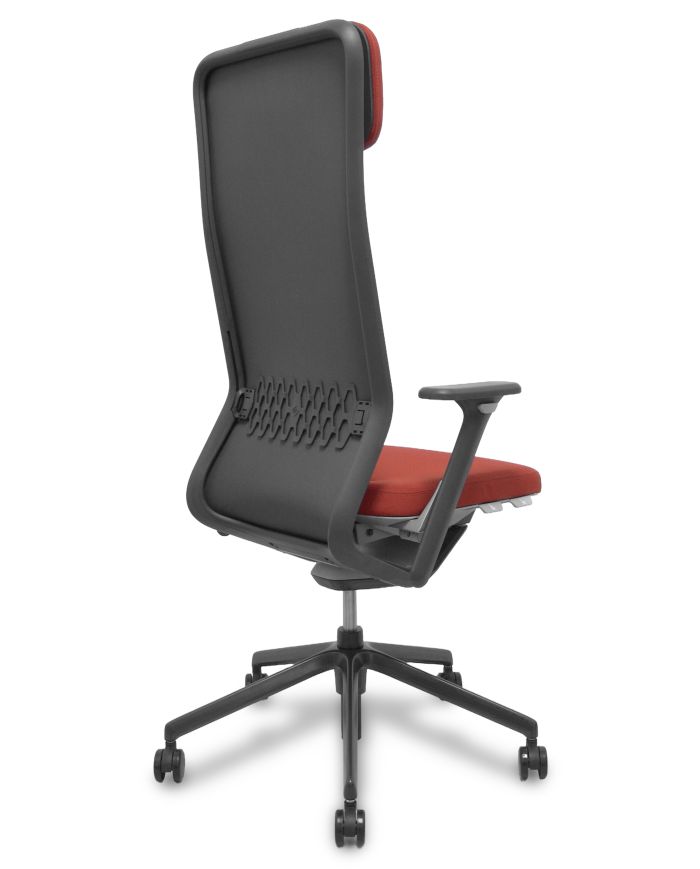 Silla Ergonómica YouTeam traslack Step brazos 4D, base alum