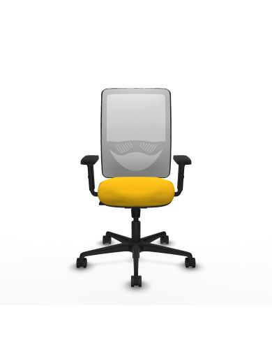Silla Ergonómica Zulema sincro blanca bali brazos 2D base