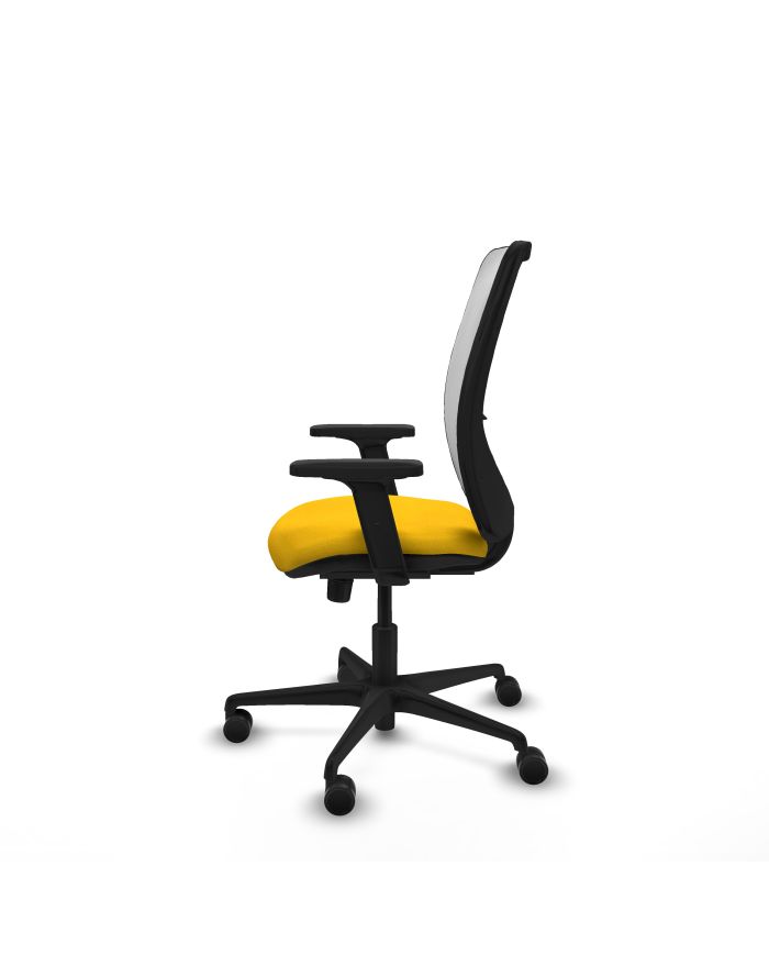 Silla Ergonómica Zulema sincro blanca bali brazos 2D base