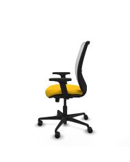 Silla Ergonómica Zulema sincro blanca bali brazos 2D base nailon