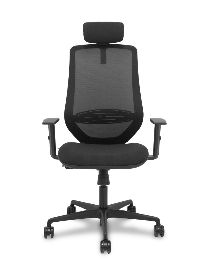Silla Ergonómica Mardos sincro negra bali brazo regulable