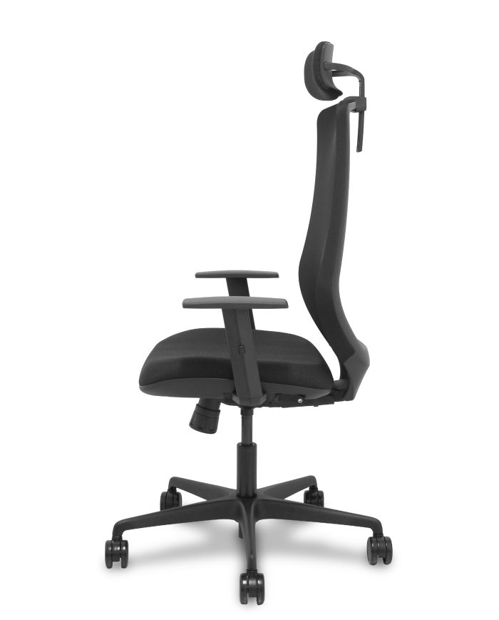 Silla Ergonómica Mardos sincro negra bali brazo regulable
