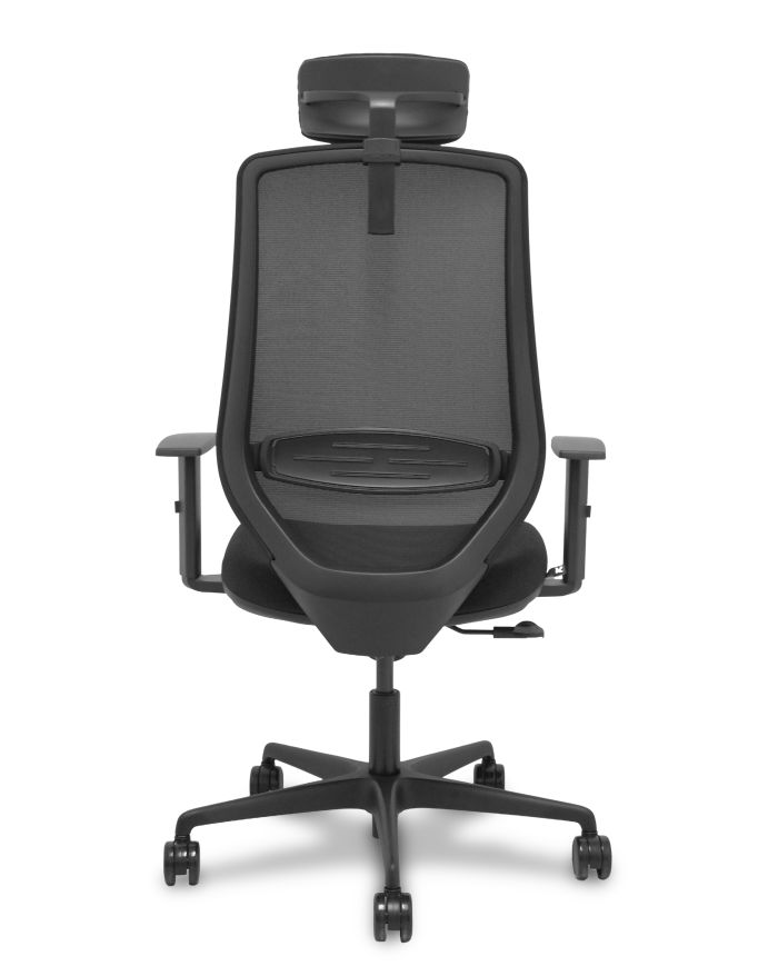 Silla Ergonómica Mardos sincro negra bali brazo regulable