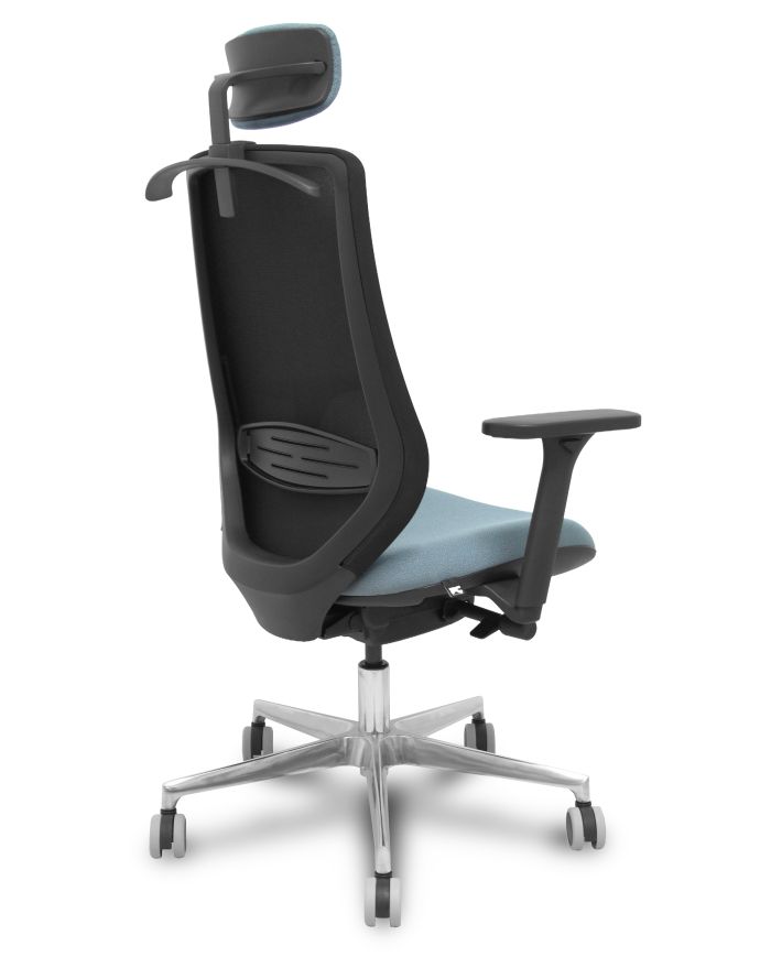 Silla Ergonómica Mardos traslack negra bali brazo 3D