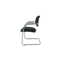 Silla confidente modelo RELAXOR, respaldo tapizado