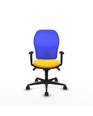 Silla Ergonómica Jorquera sincro brazos 1D base nailon