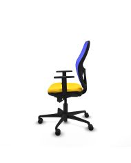 Silla Ergonómica Jorquera sincro brazos 1D base nailon