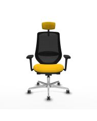 Silla Ergonómica Mardos traslack bali brazos 3D base aluminio cabecero 2D perchero