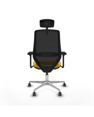 Silla Ergonómica Mardos traslack bali brazos 3D base aluminio cabecero 2D perchero
