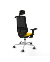 Silla Ergonómica Mardos traslack bali brazos 3D base aluminio cabecero 2D perchero