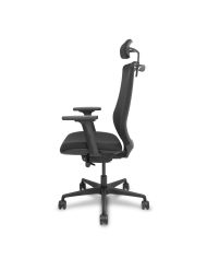 Silla Ergonómica Mardos traslack negra bali brazo 2D cabecero y perchero