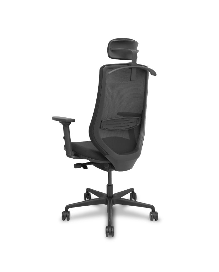 Silla Ergonómica Mardos traslack negra bali brazo 2D
