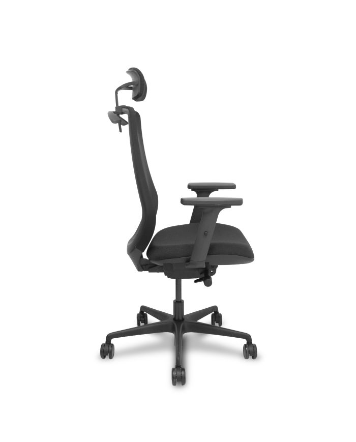 Silla Ergonómica Mardos traslack negra bali brazo 2D
