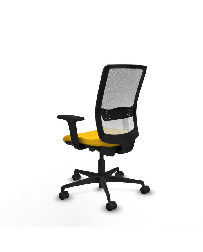 Silla Ergonómica Haches traslack blanca bali brazos 2D base
