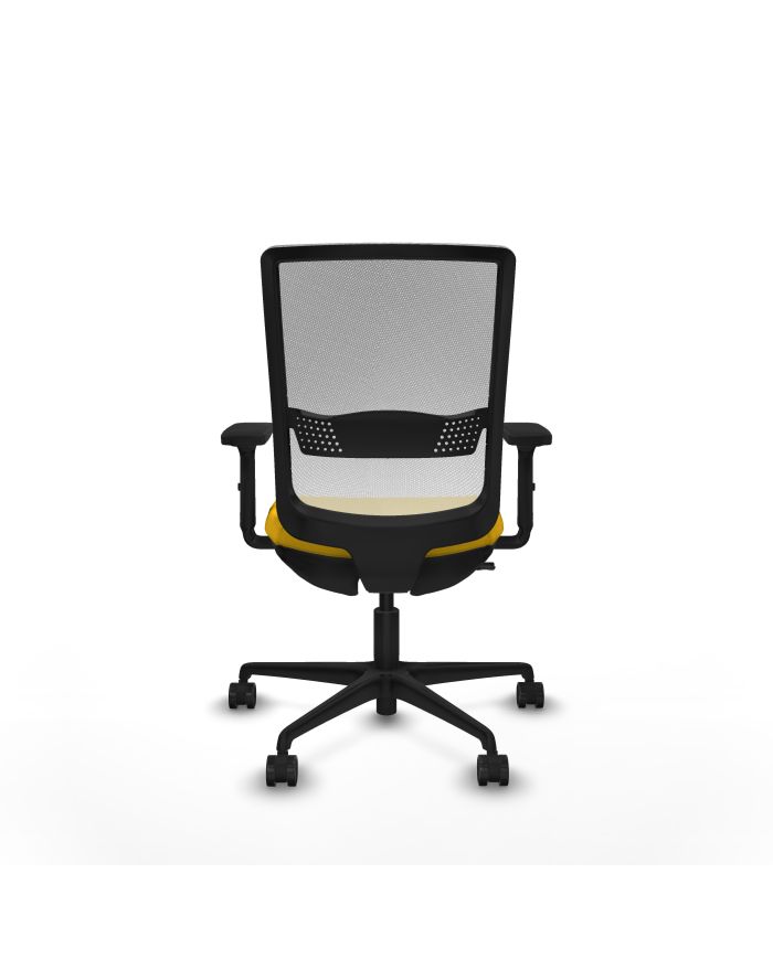 Silla Ergonómica Haches traslack blanca bali brazos 2D base