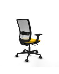 Silla Ergonómica Haches traslack blanca bali brazos 2D base nailon