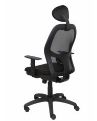 Silla Ergonómica Jorquera negra asiento bali con traslak y cabecero