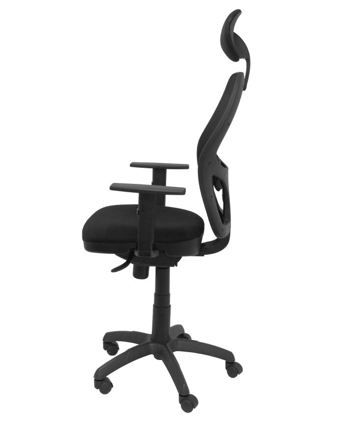 Silla Ergonómica Jorquera negra asiento con cabecero fijo