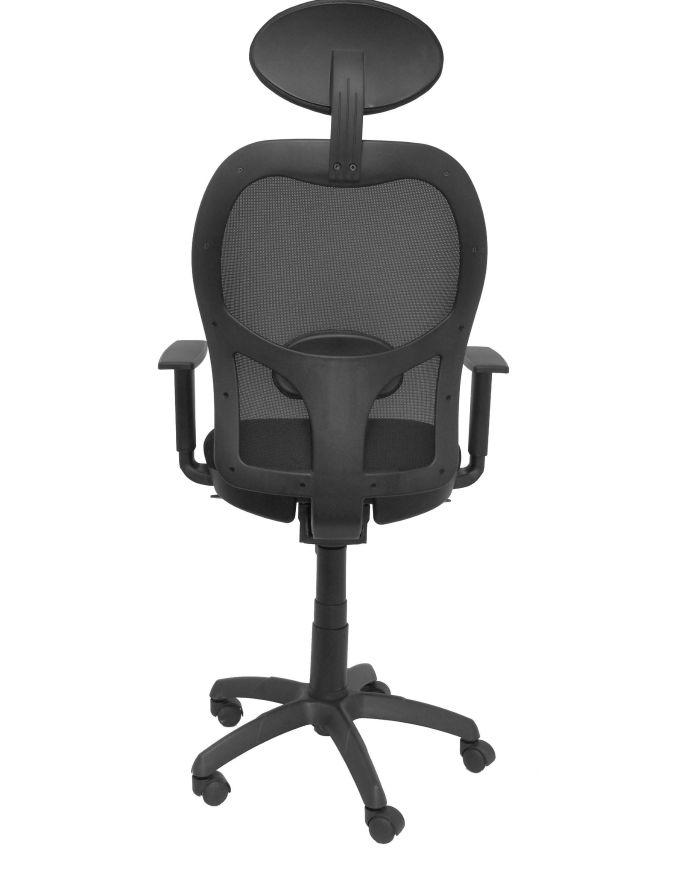 Silla Ergonómica Jorquera negra asiento con cabecero fijo