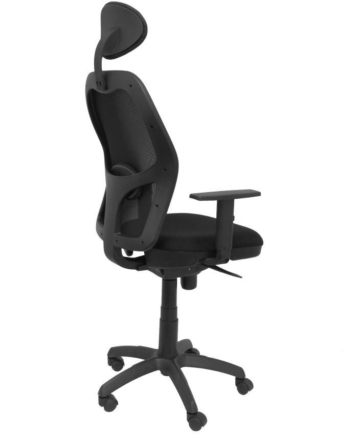 Silla Ergonómica Jorquera negra asiento con cabecero fijo