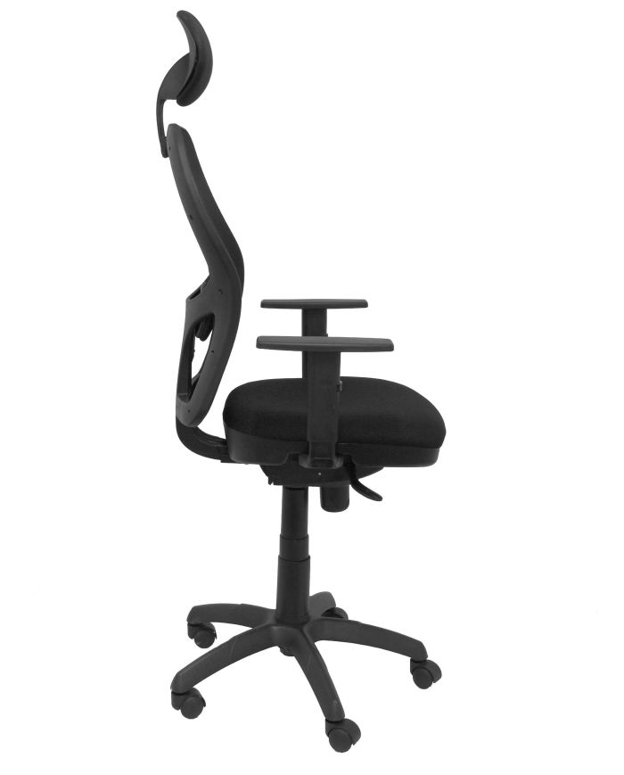 Silla Ergonómica Jorquera negra asiento con cabecero fijo