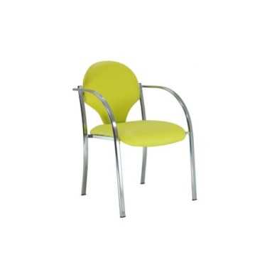 Silla confidente modelo INCA de Vincolo, con tapa trasera tapizada Silla confidente modelo INCA de Vincolo, con tapa trasera tapizada