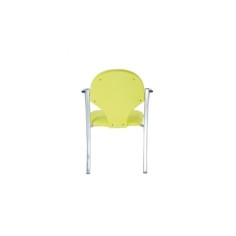 Silla confidente modelo CONFIDA, con tapa trasera tapizada