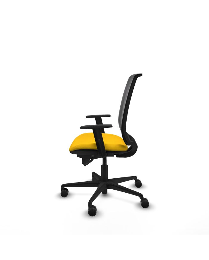 Silla Ergonómica Alares sincro negra bali brazos 1D base nailon
