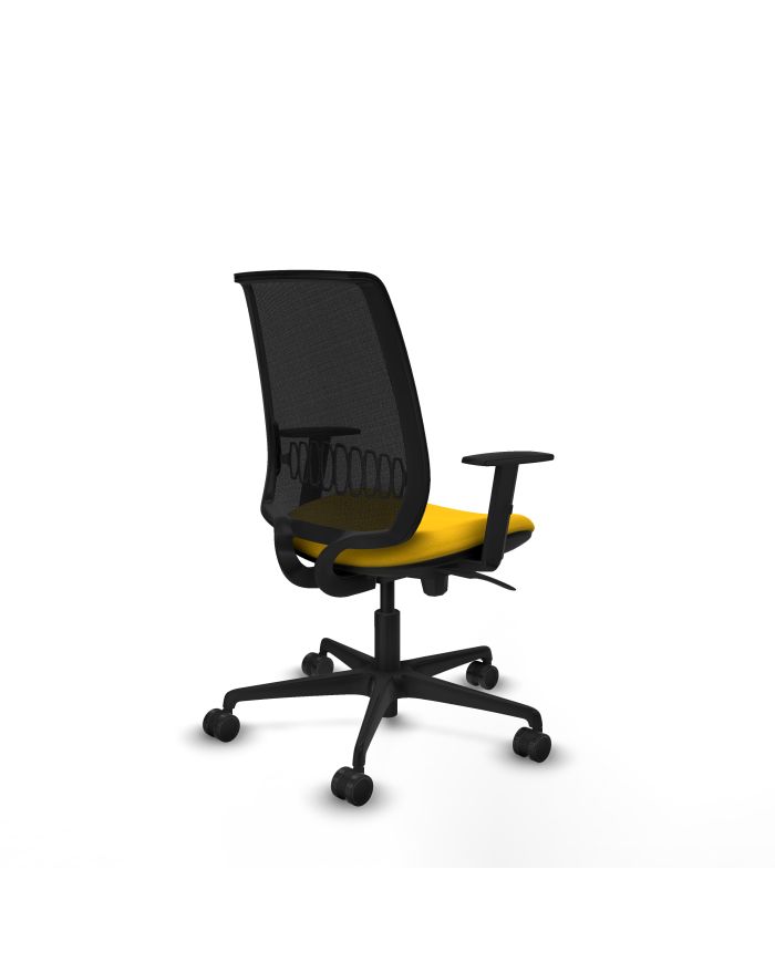 Silla Ergonómica Alares sincro negra bali brazos 1D base nailon