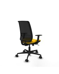Silla Ergonómica Alares sincro negra bali brazos 1D base nailon