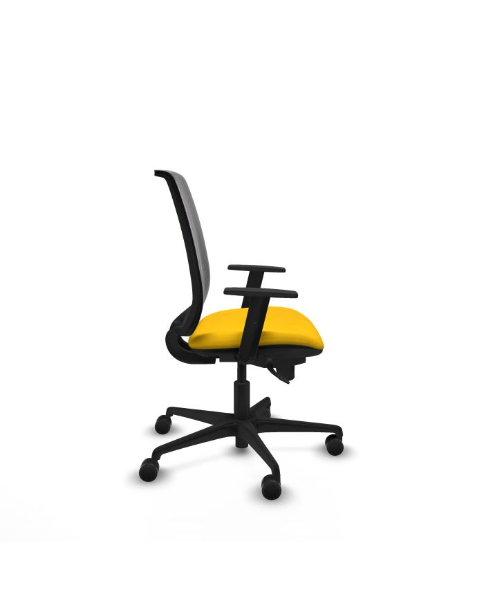 Silla Ergonómica Alares sincro negra bali brazos 1D base nailon