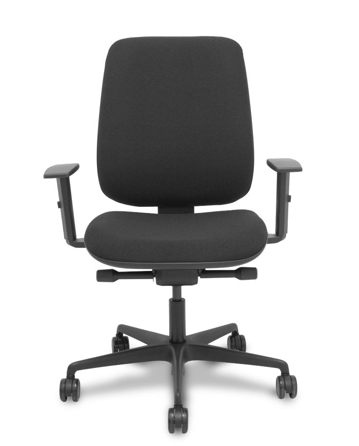 Silla Ergonómica Alares traslack tapizada bali brazo