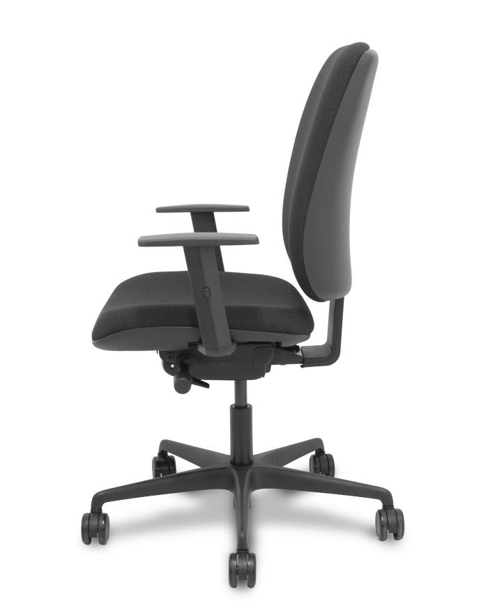 Silla Ergonómica Alares traslack tapizada bali brazo