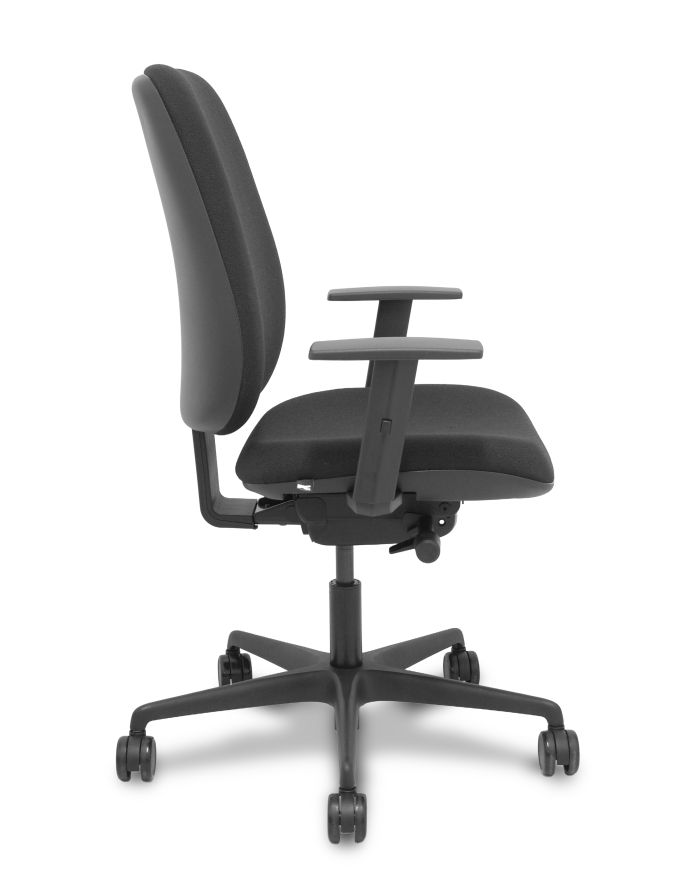 Silla Ergonómica Alares traslack tapizada bali brazo