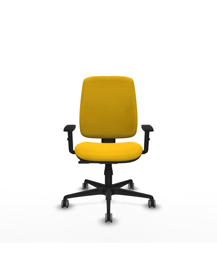 Silla Ergonómica Alares tapizada sincro bali brazos 1D base nailon