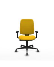 Silla Ergonómica Alares tapizada sincro bali brazos 1D base nailon