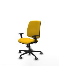 Silla Ergonómica Alares tapizada sincro bali brazos 1D base nailon