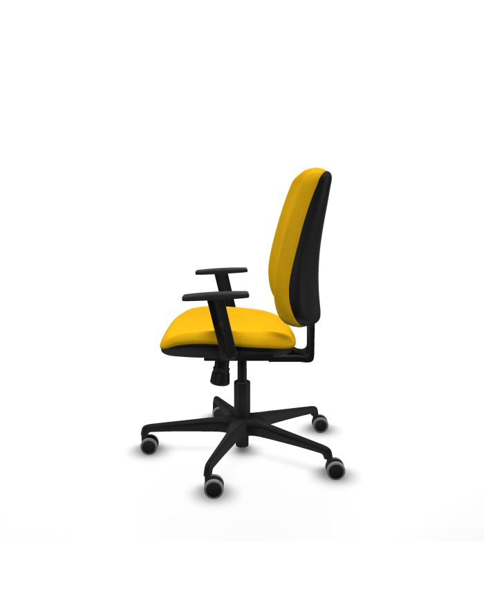 Silla Ergonómica Alares tapizada sincro bali brazos 1D base nailon