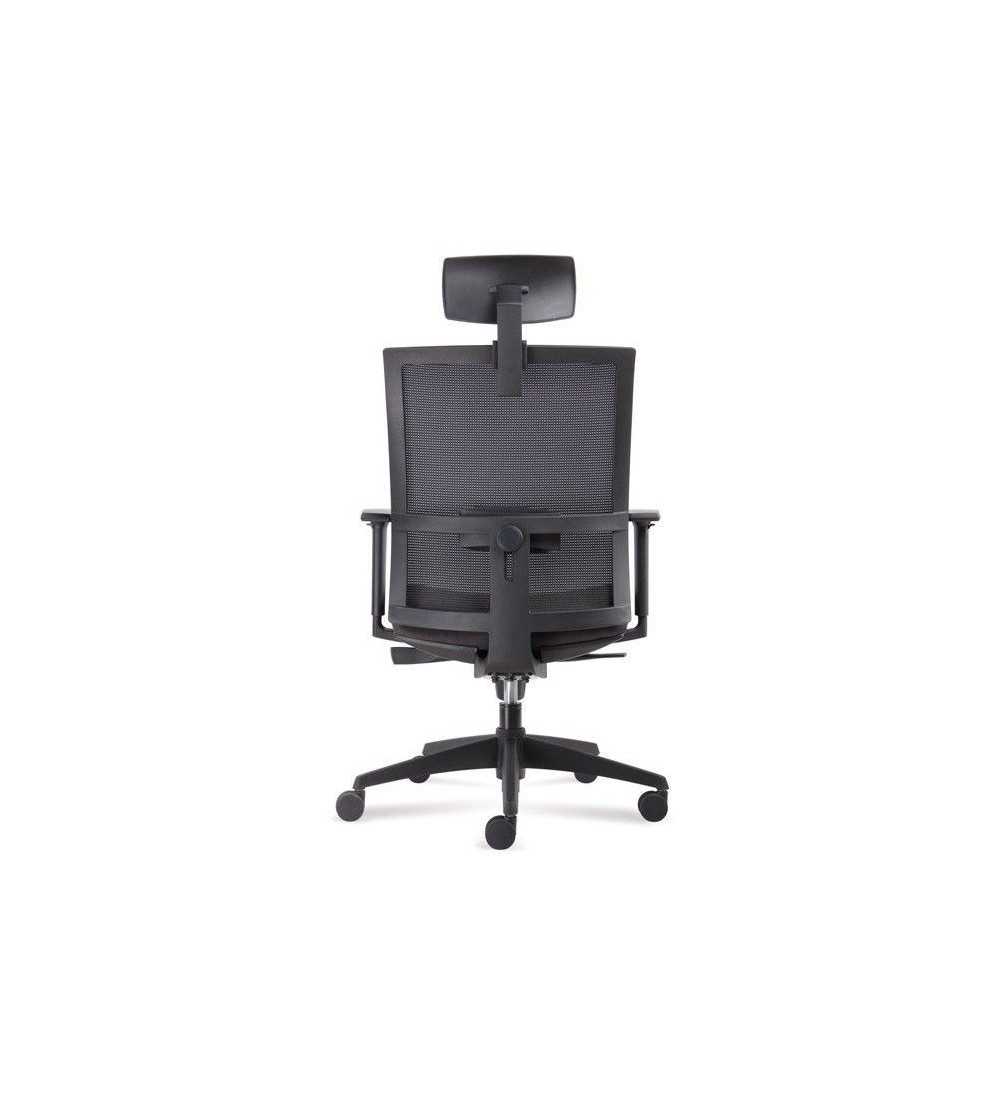 Silla ergonómica de oficina modelo VERONA de Vincolo, con cabezal, brazos regulables