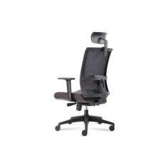 Silla ergonómica de oficina modelo COMFIEX, con cabezal, brazos regulables
