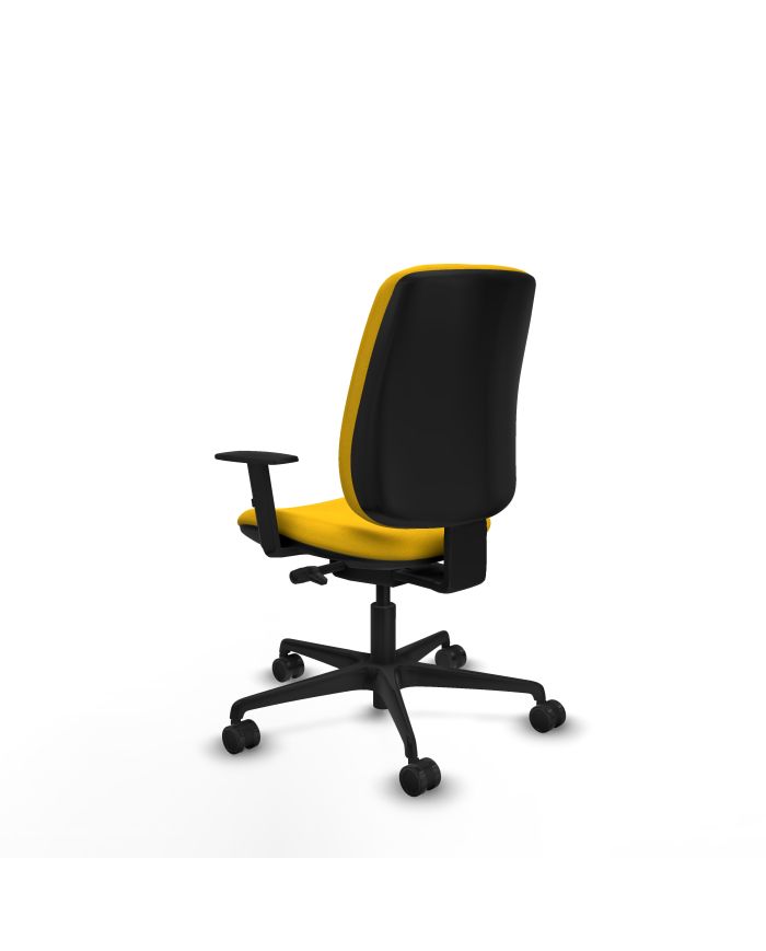 Silla Ergonómica Alares tapizada traslack bali brazos 1D base nailon