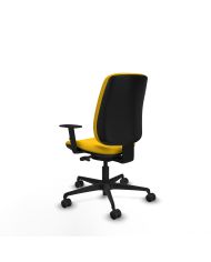 Silla Ergonómica Alares tapizada traslack bali brazos 1D base nailon